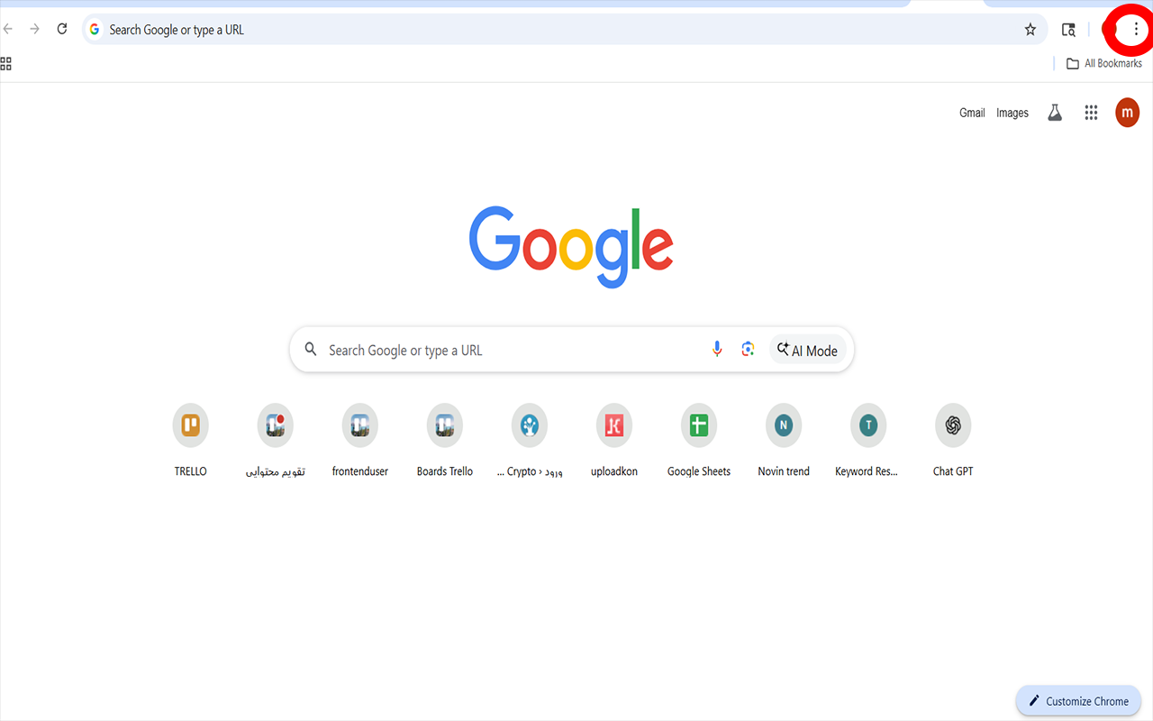 مراحل پاک کردن کش در Google Chrome (ویندوز یا مک)