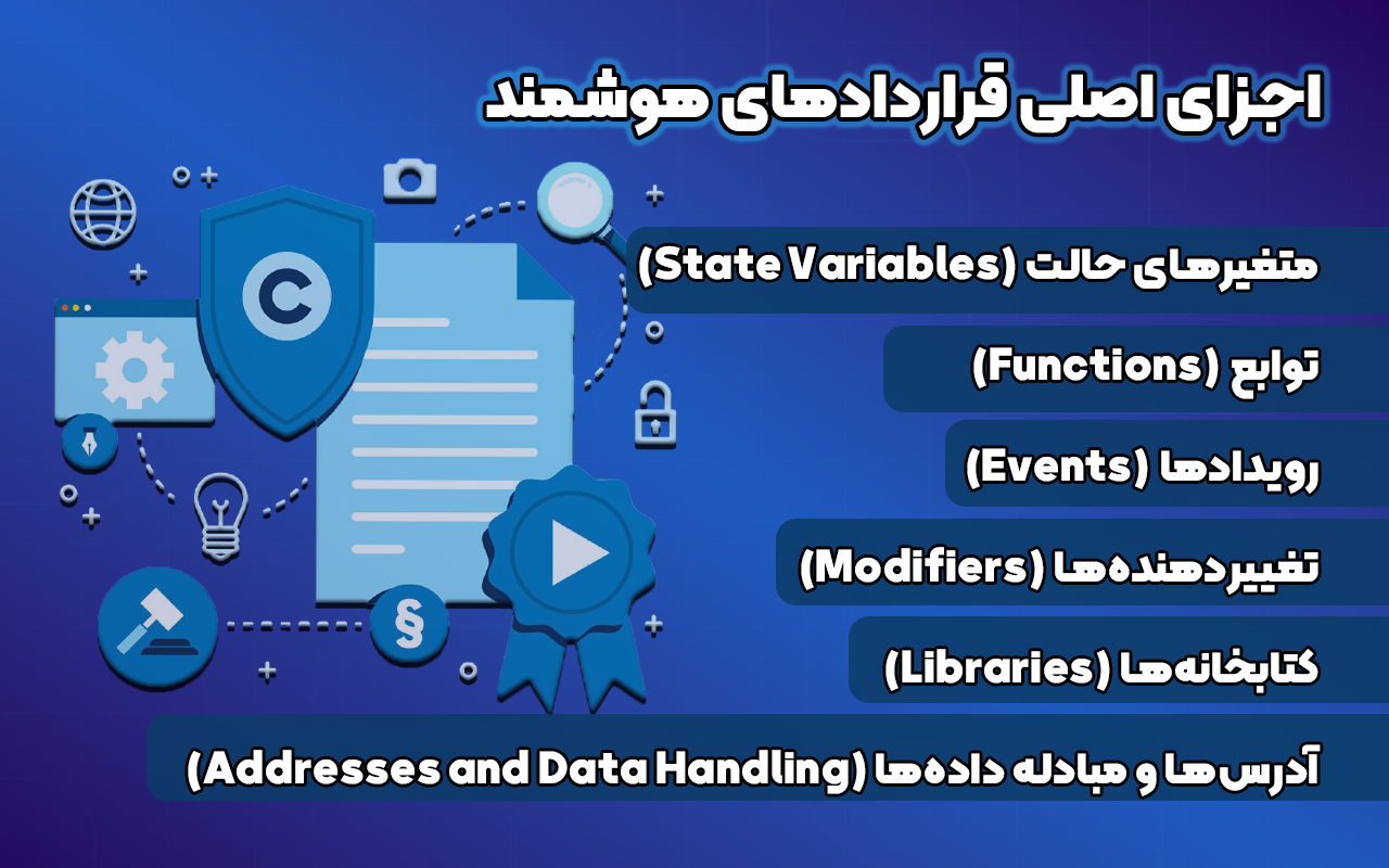 اجزای اصلی قراردادهای هوشمند