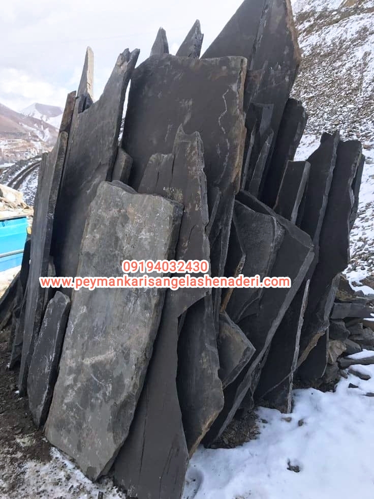 مشکی میگون مقاومت برای رمپ پارکینگ و محوطه دیوار چینی سنگی مدرن 