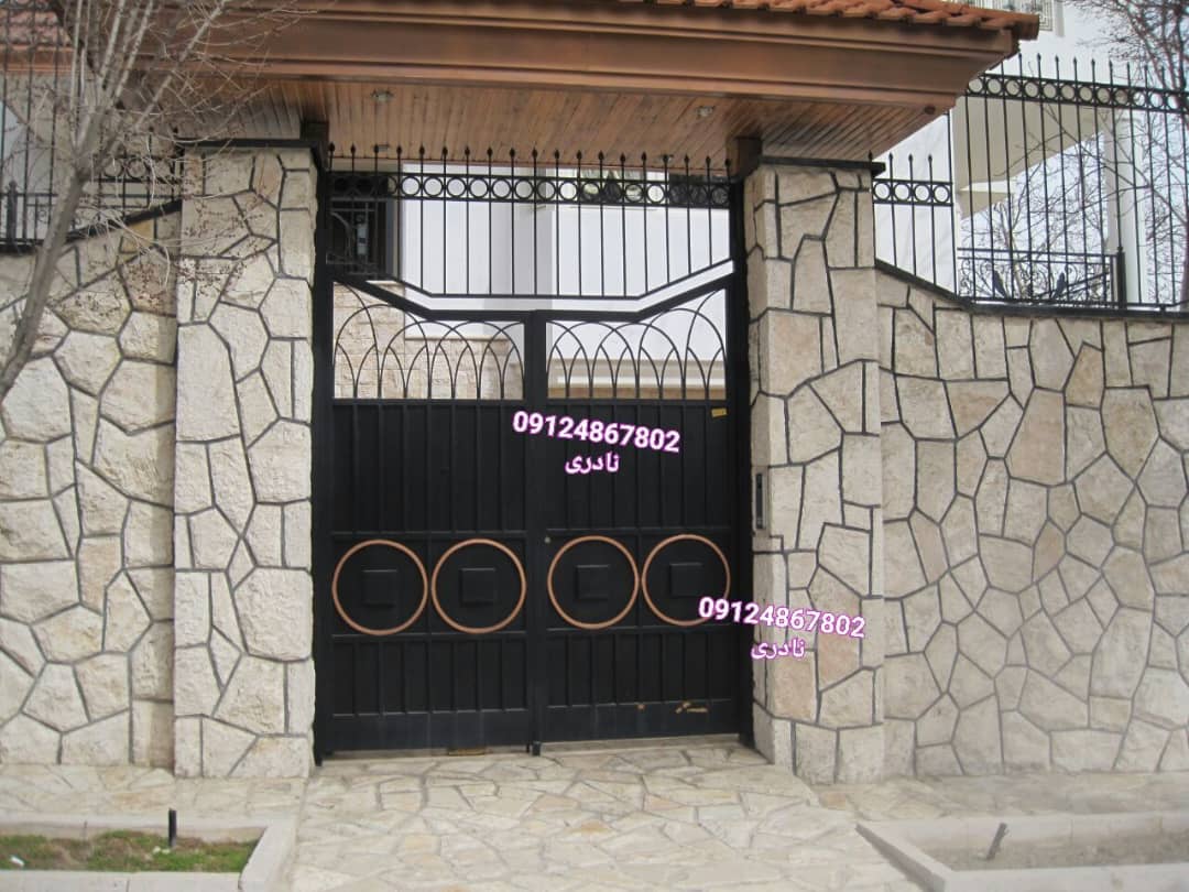 پیمانکار سنگ مالون سفید برای دیوار. دیوار کشی با بهترین کیفیت.تیم اجرای سنگ مالون سفید برای دروازه بزرگ 