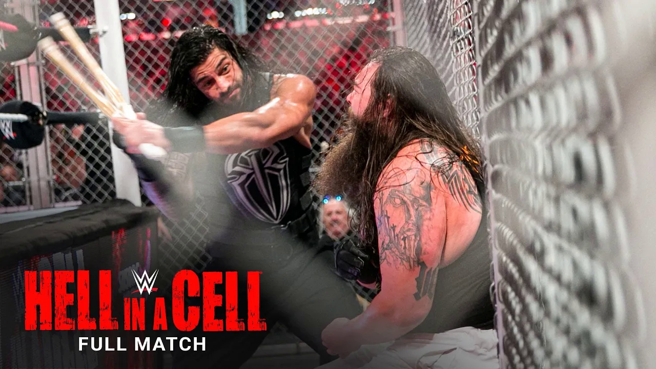 مسابقات WWE | رومن رینز vs بری وایت هل این سل ۲۰۱۵ 1