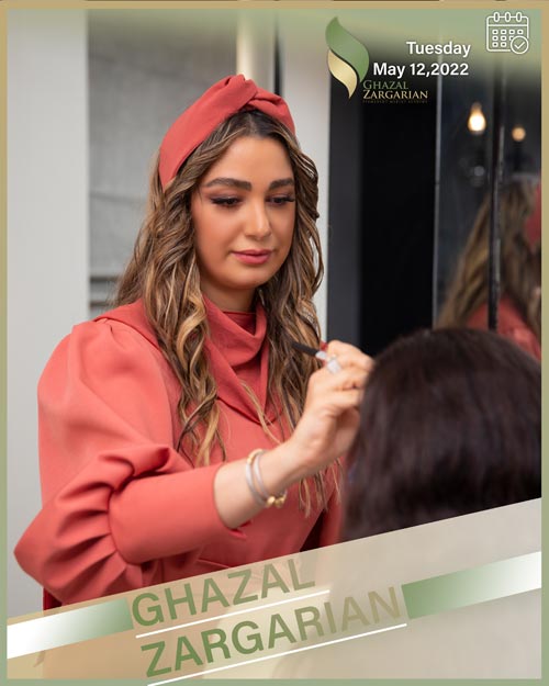 فیبروز ابرو در مرکز غزل زرگریان