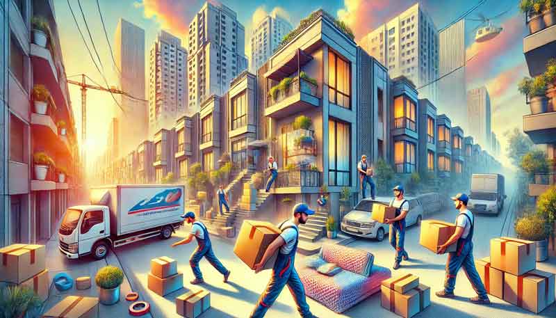 مراحل کامل اسباب کشی منزل