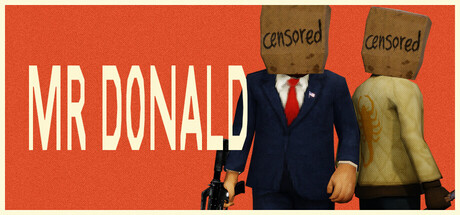 🎮 بازی جنجالی MR DONALD روی استیم منتشر شد؛ وقتی سیاست وارد دنیای شوترهای طنز می‌شود!