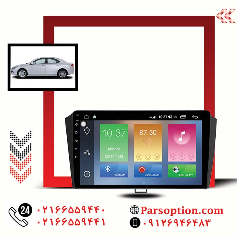 مانیتور اندروید جک j5 با اتصال به اینترنت