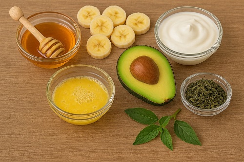 🌿 ماسک های گیاهی تقویت مو (درمان ریزش + درخشان کننده)