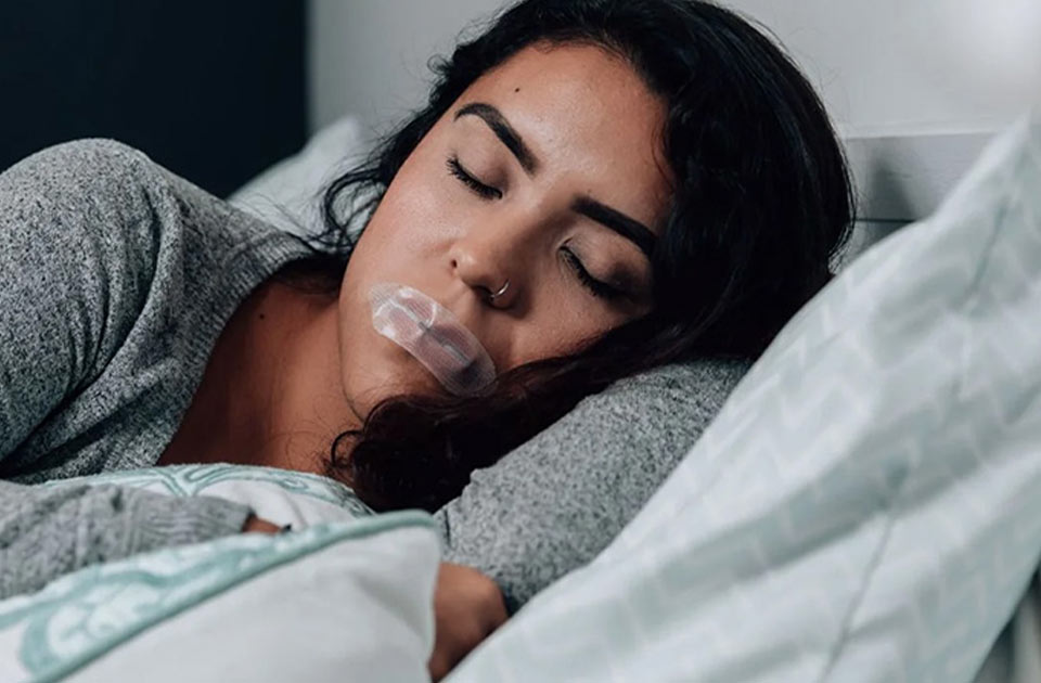 درمان خوابیدن با دهان باز 