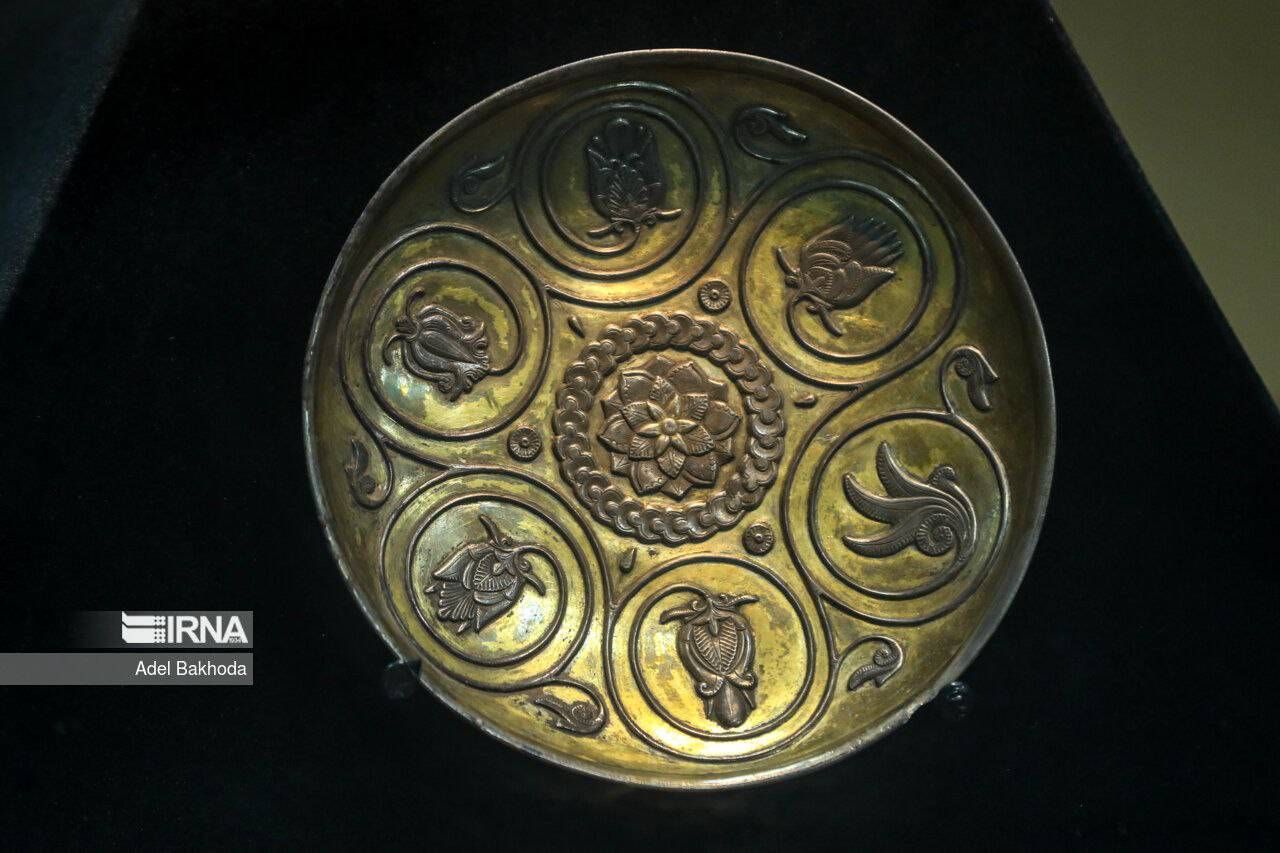 بشقاب طلا موزه هگمتانه