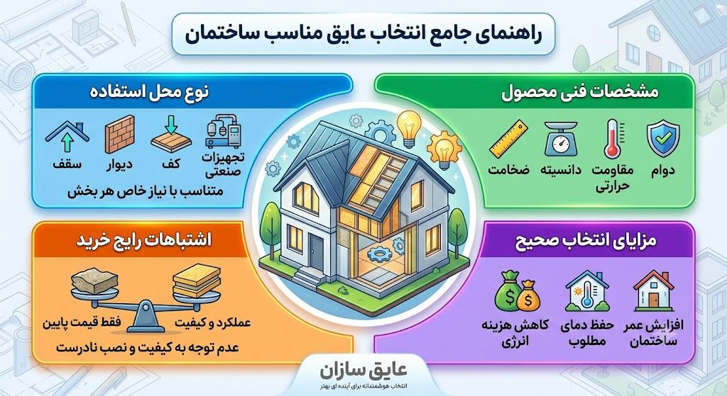 چگونه عایق مناسب ساختمان را انتخاب کنیم؟