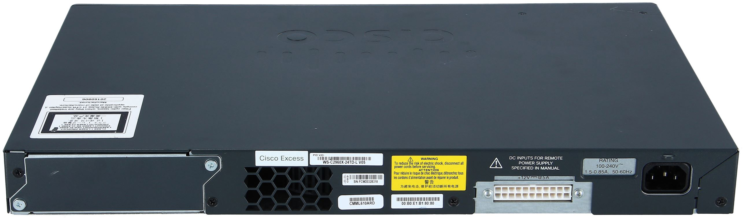 سوئیچ شبکه سیسکو 24 پورت Cisco WS-C2960X-24TD-L