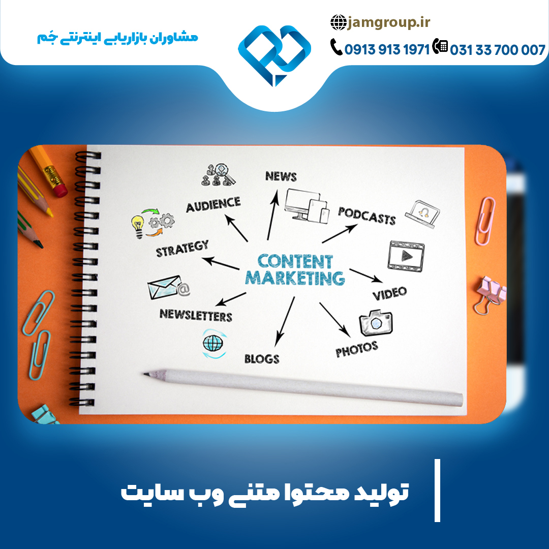 تولید محتوا متنی با روش های تخصصی