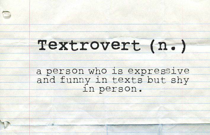 Textrovert.... 1