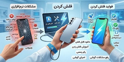 سیر تا پیاز فلش کردن گوشی: احیای کامل، حذف ویروس‌ها و افزایش سرعت سیستم‌عامل