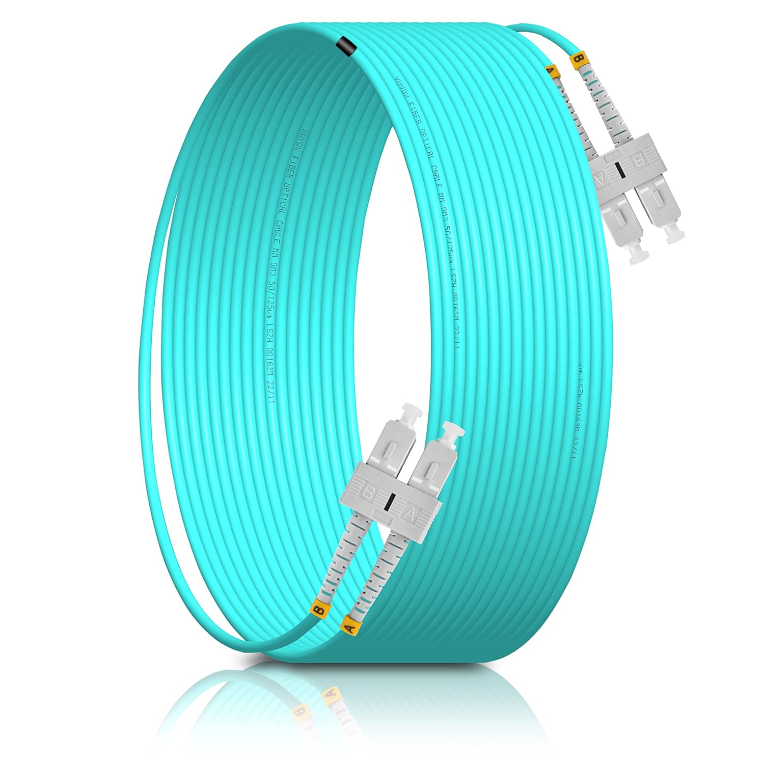 خرید پچ کورد فیبر نوری 5 متری داپلکس نگزنس Nexans OM3 SC-SC | عملکردی مطمئن در شبکه‌های پرسرعت