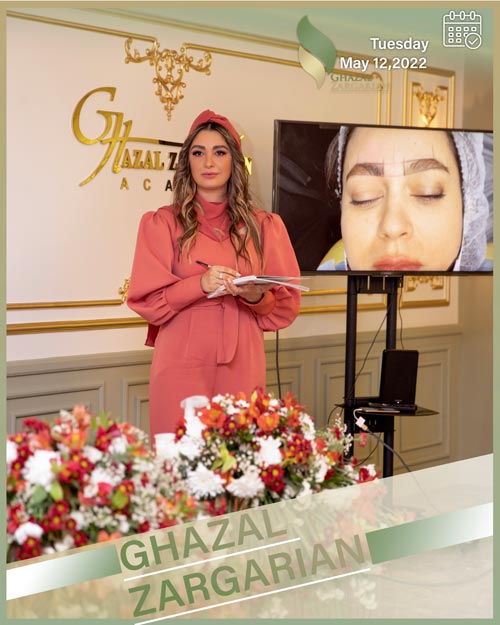 آموزش هاشور ابرو کاملا طبیعی