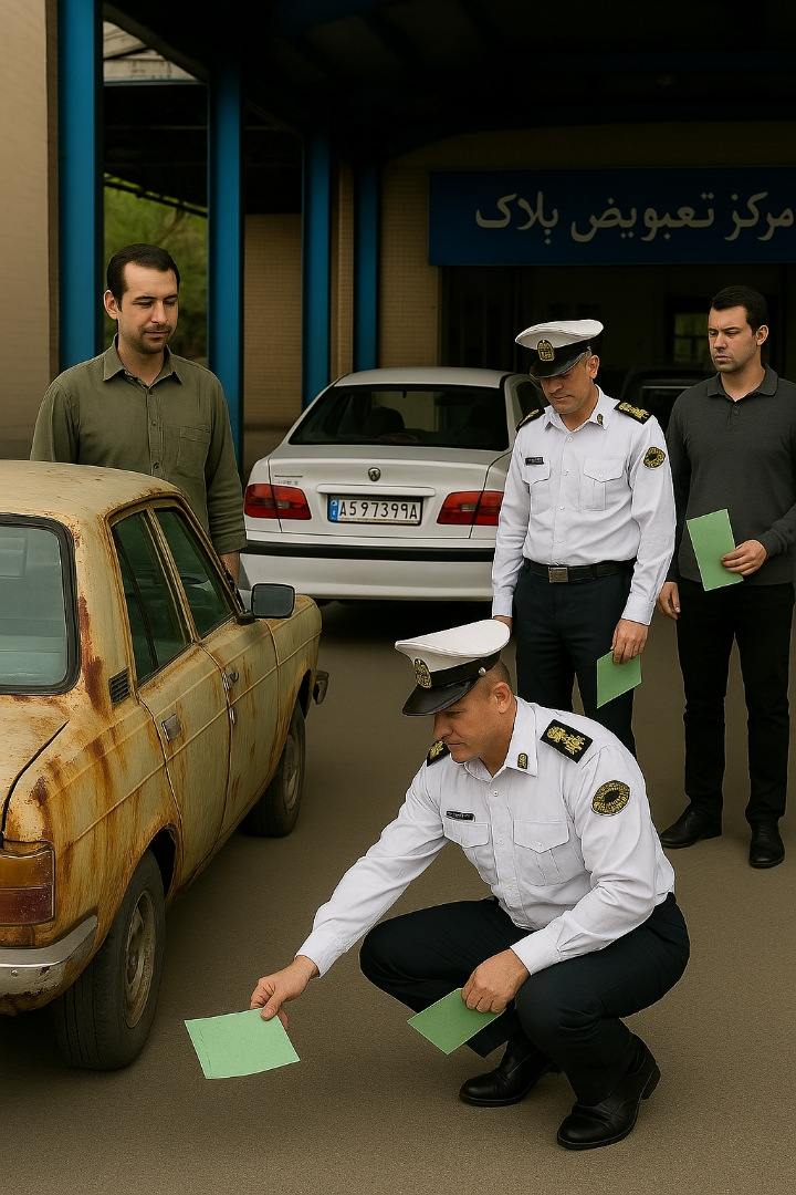 نوبت دهی اینترنتی برای تعویض پلاک از طریق کافی نت ناظری