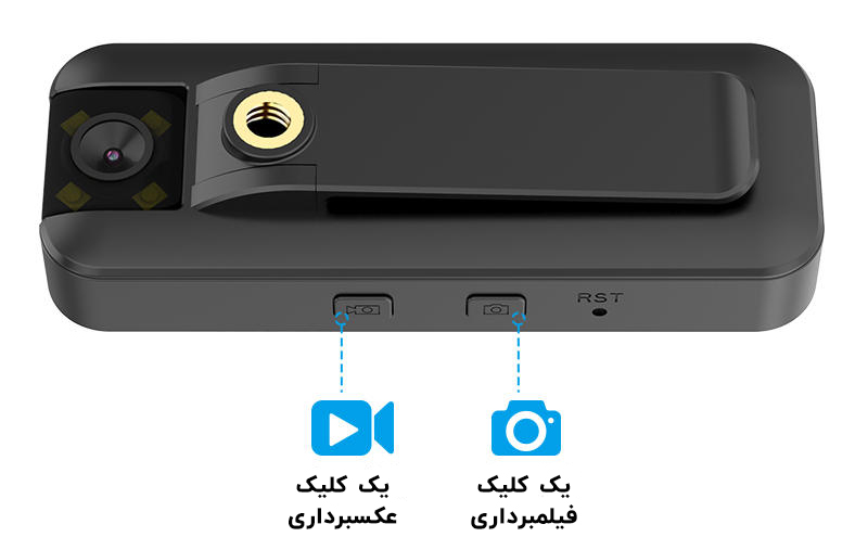 دوربین CB77 یک کلیک فیلمبرداری و عکسبرداری