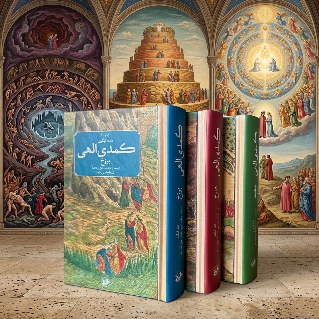 جلد کتاب کمدی الهی