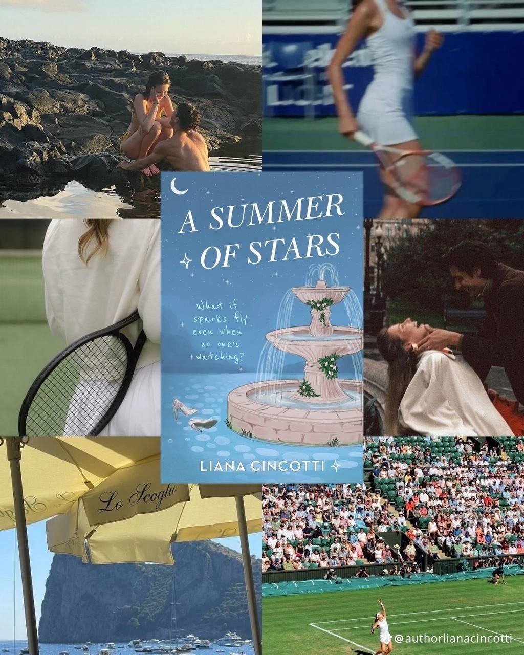 جلد کتاب A summer of stars