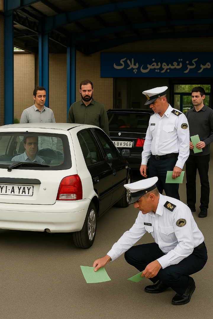 ثبت نوبت تعویض پلاک موتور سیکلت در کافی نت ناظری
