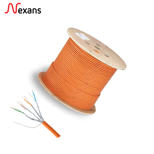 کابل شبکه نگزنس 305 متری Nexans Cable LSZH Cat6 UTP