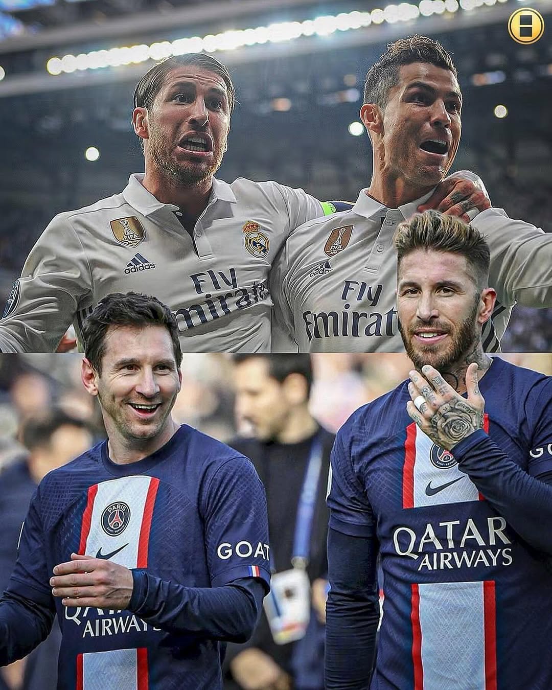 نظر سرخیو
 راموس درمورد رونالدو و مسی