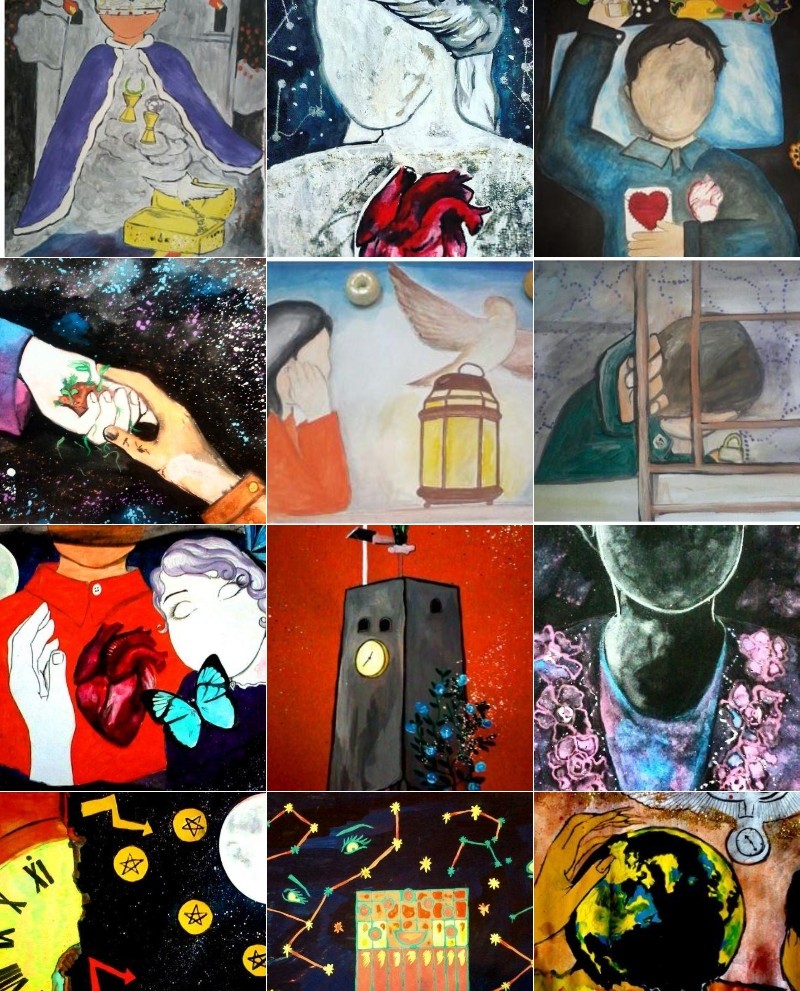گالری نقاشی برج تاریک، ۳۵ نقاشی