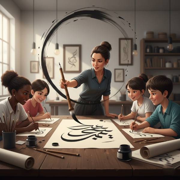 آموزش خوشنویسی: سفری به سوی زیبایی خط و آرامش ذهن