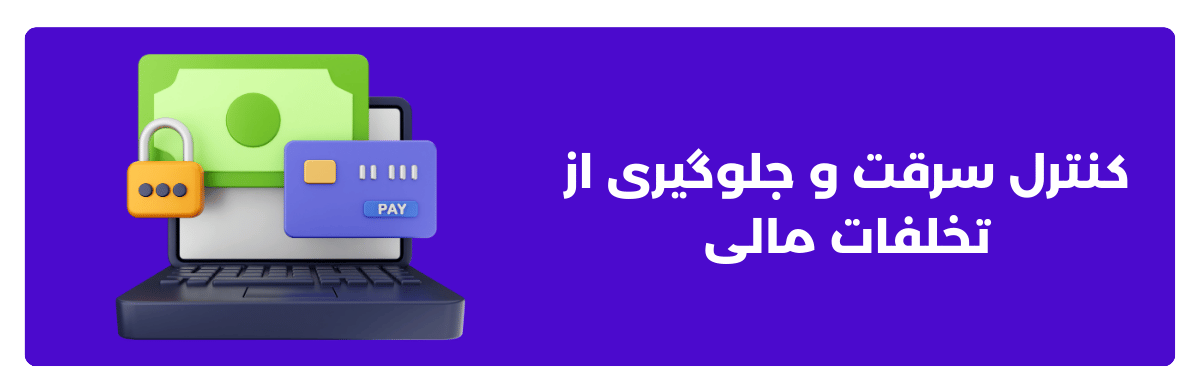 کنترل سرقت و جلوگیری از تخلفات مالی