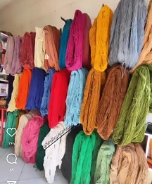 کلاف یا کلفه های رنگ شده