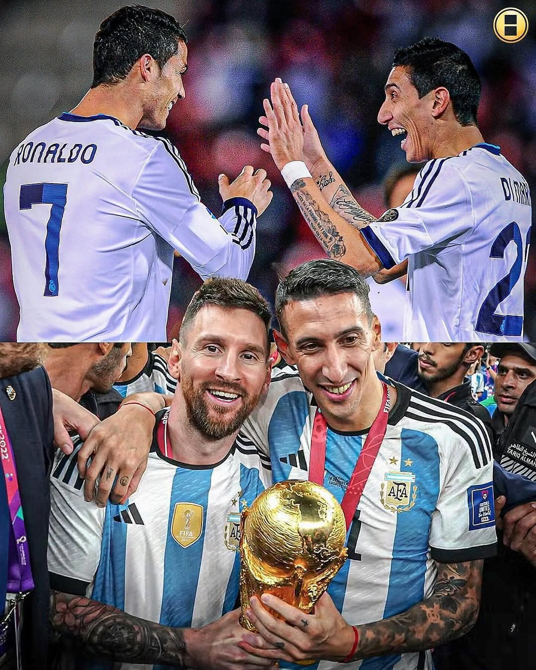 دیماریا درباره رونالدو و مسی