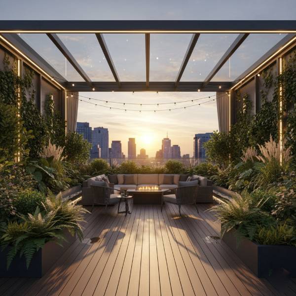 سقف متحرک روف گاردن