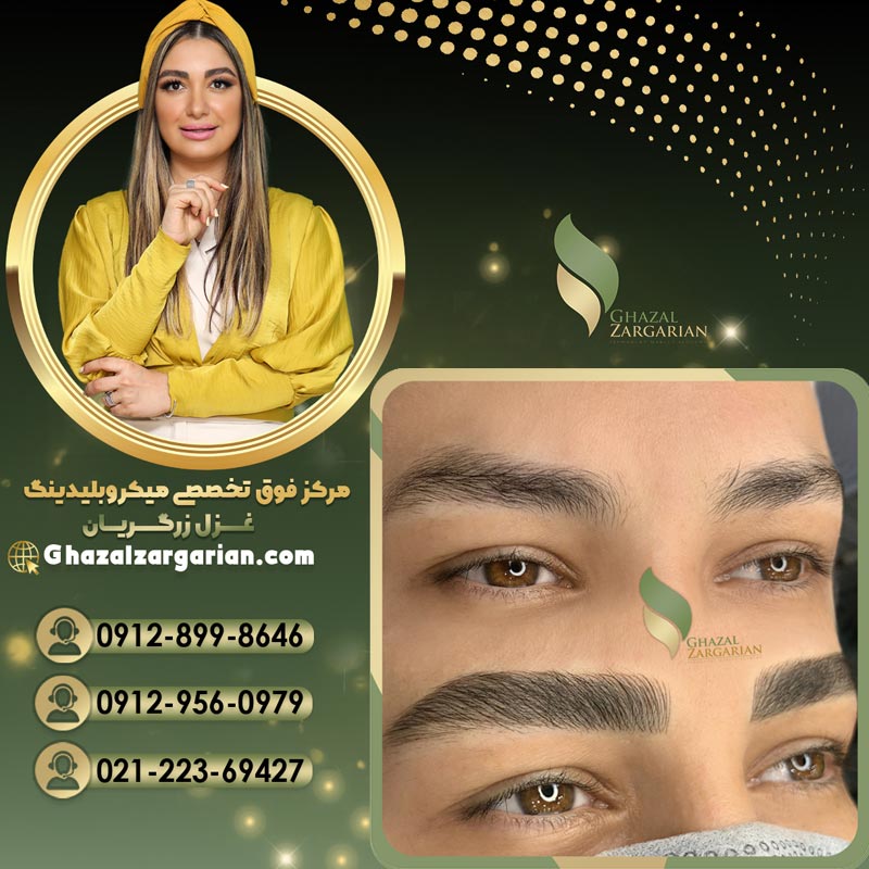بهترین سالن برای آموزش میکروبلیدینگ با استاد حرفه ای