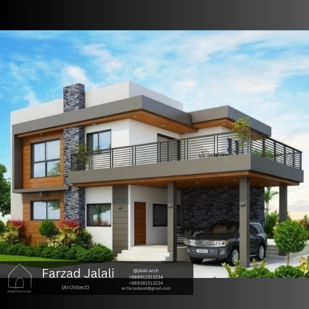 طراحی ویلا دوبلکس