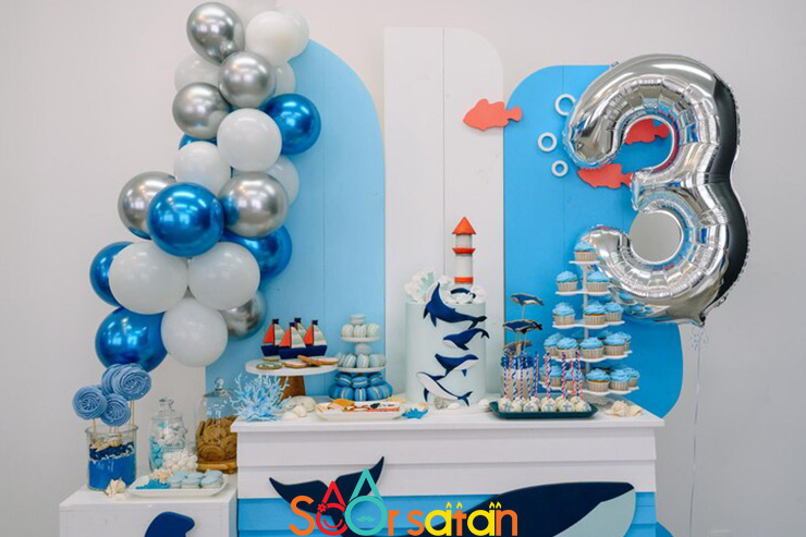 ایده تزیین تم تولد پسرانه