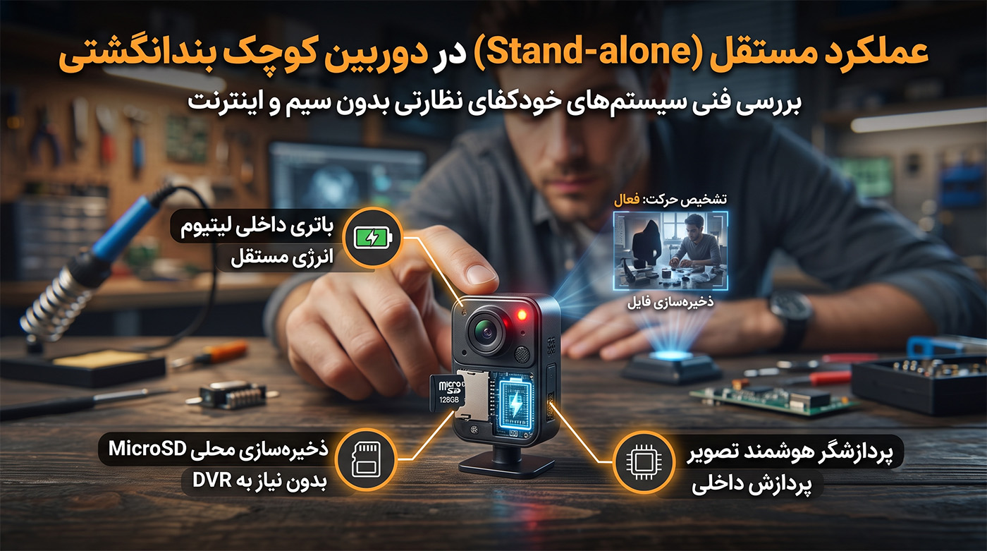 عملکرد مستقل (Stand-alone) در دوربین کوچک بندانگشتی