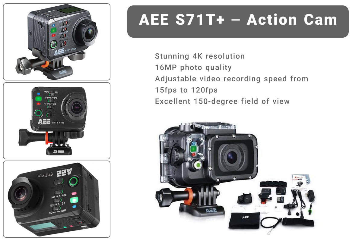 دوربین ورزشی AEE S71T Plus 4K