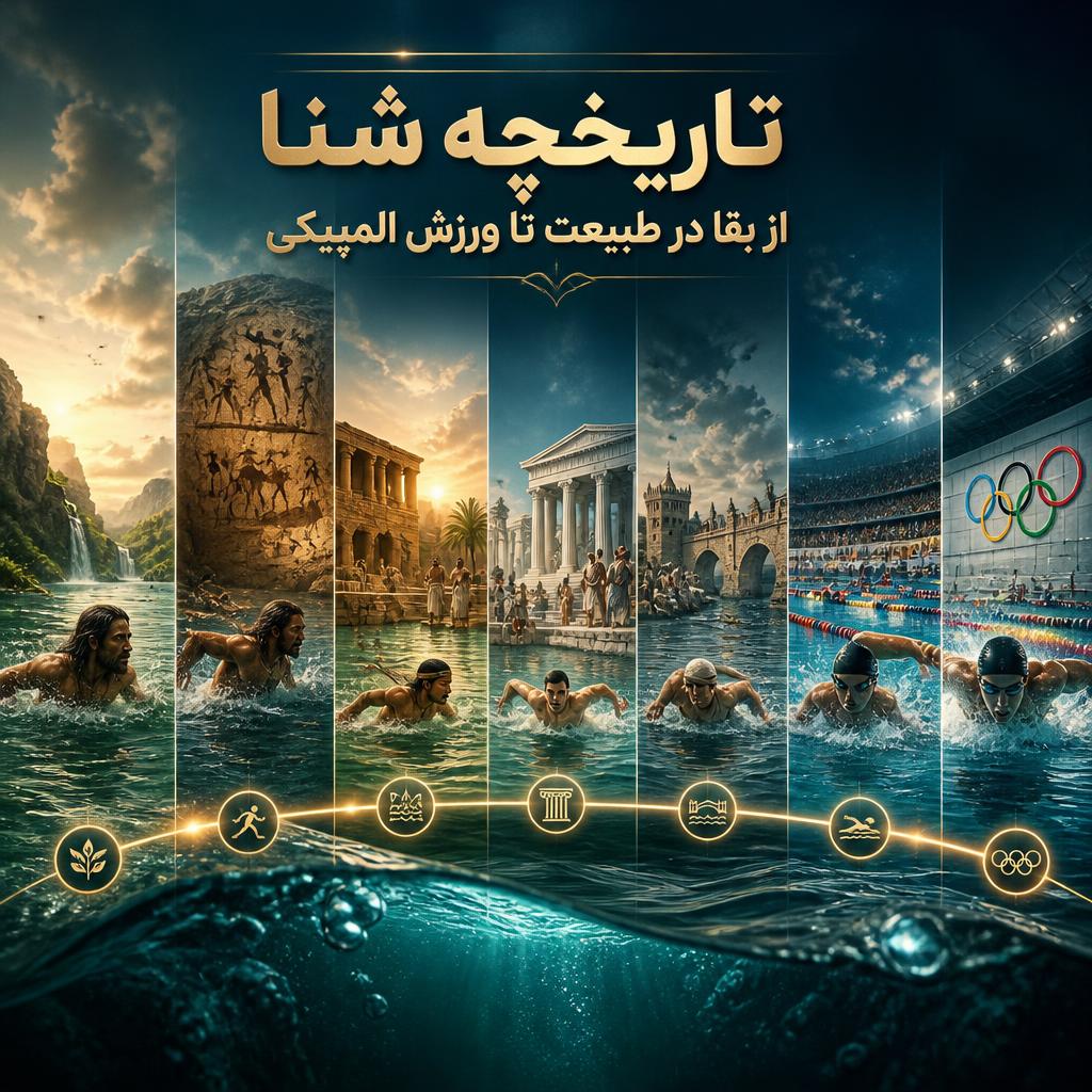 تاریخچه شنا: از بقا در طبیعت تا ورزش المپیکی
