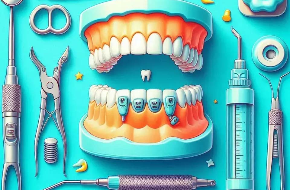 معرفی و شناخت ابزار های ارتودنسی دندان