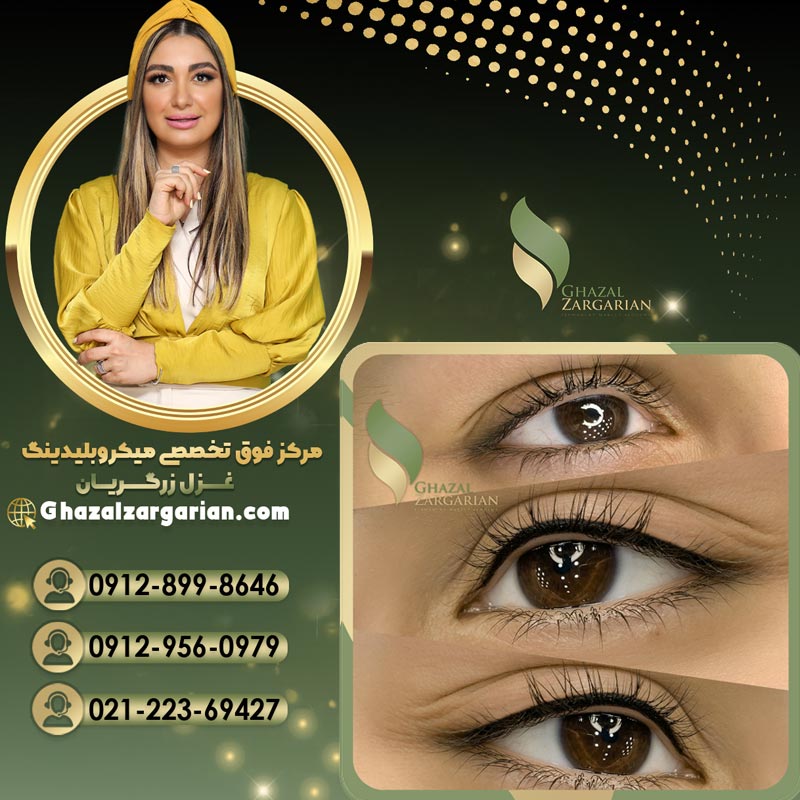 هاشور خط چشم با بهترین سوزن تاتو