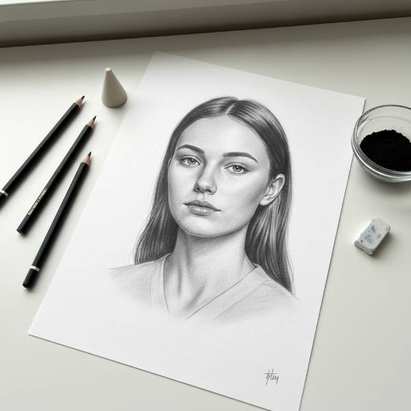 نقاشی سیاه قلم