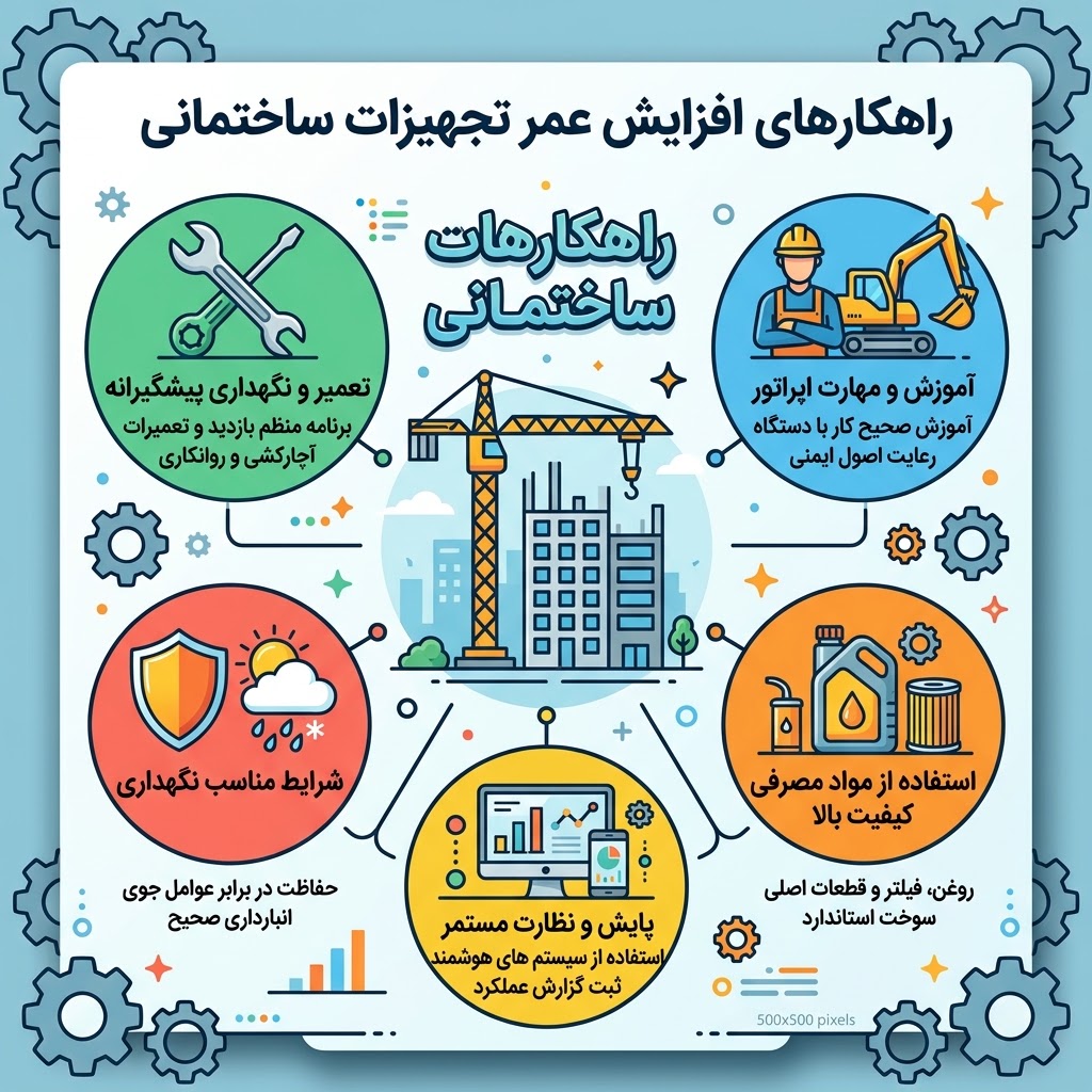 راهکارهای افزایش عمر تجهیزات ساختمانی