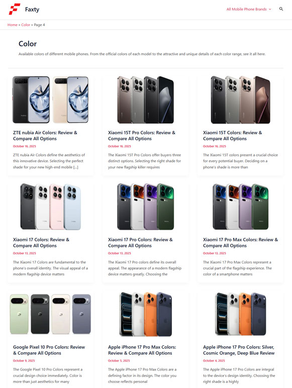 Faxty مرجع موثق سخت افزار و نرم افزار گوشی های موبایل