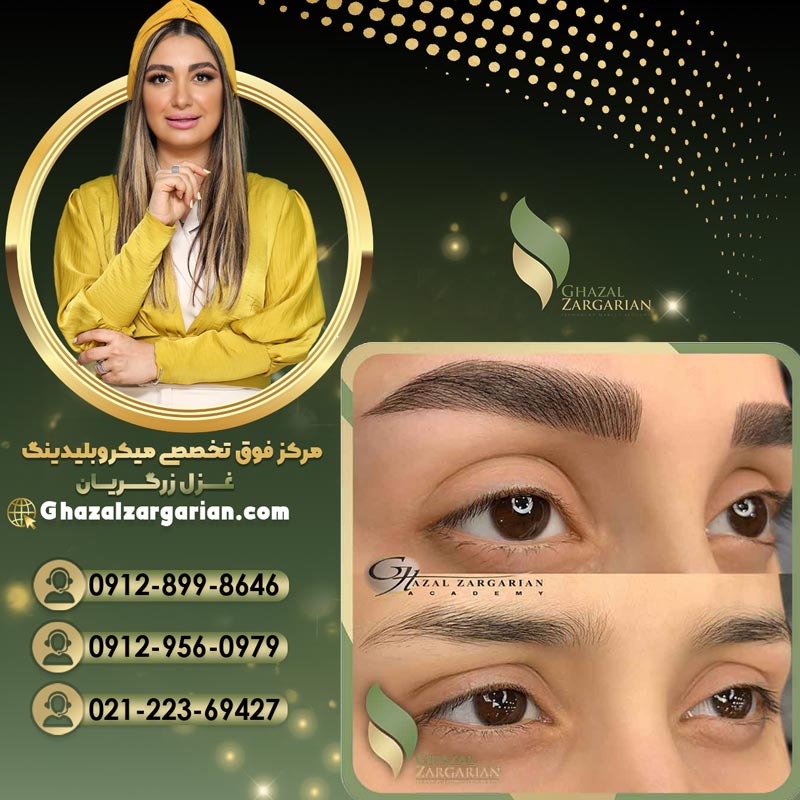 آموزش آرایش دائم با استاد غزل زرگریان
