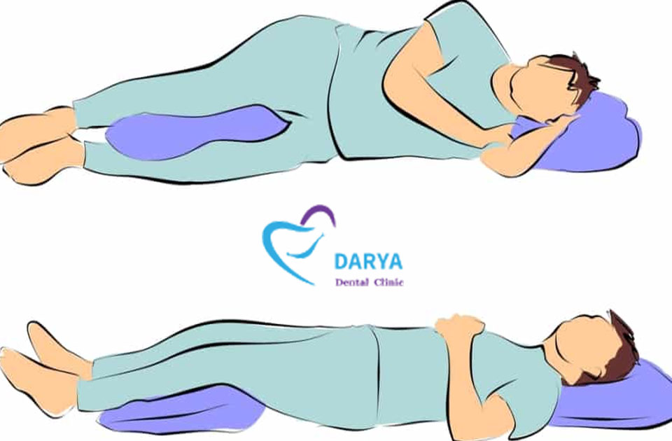 خوابیدن به پشت برای ایمپلنت دندان 