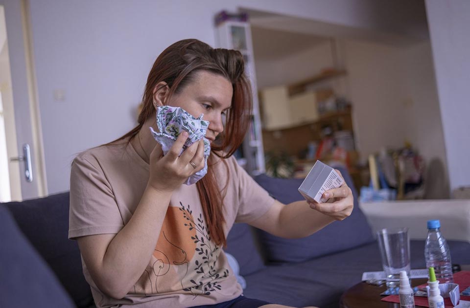 درمان ابسه دندان با کمپرس سرد با یخ 