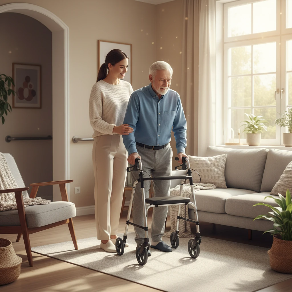 استقلال پدر بعد از جراحی لگن